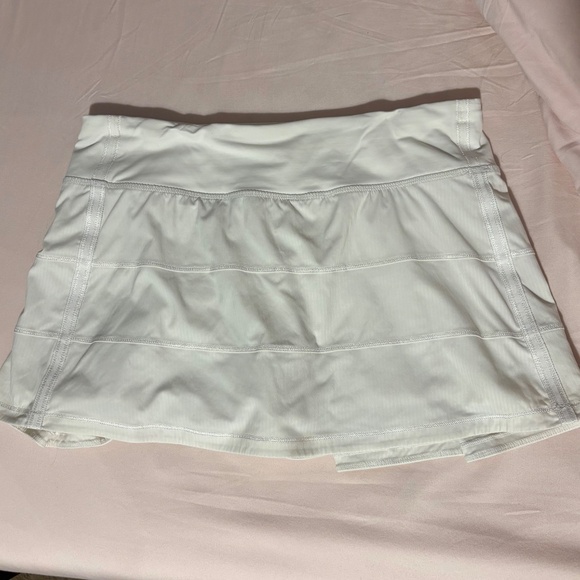 Lululemon White Pace Rival Skirt - Picture 9 of 12